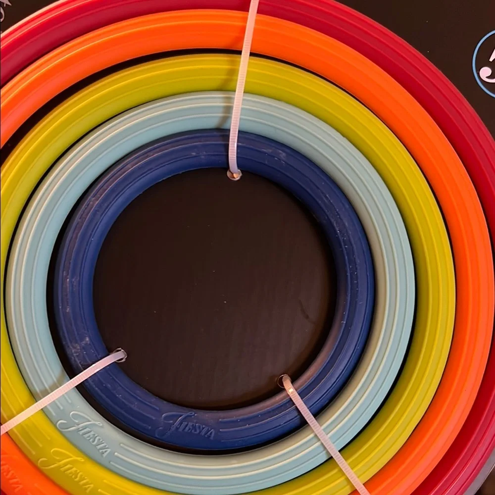 Fiesta Multi-Colored Silicone Trivet Set - Picture 9 of 9
